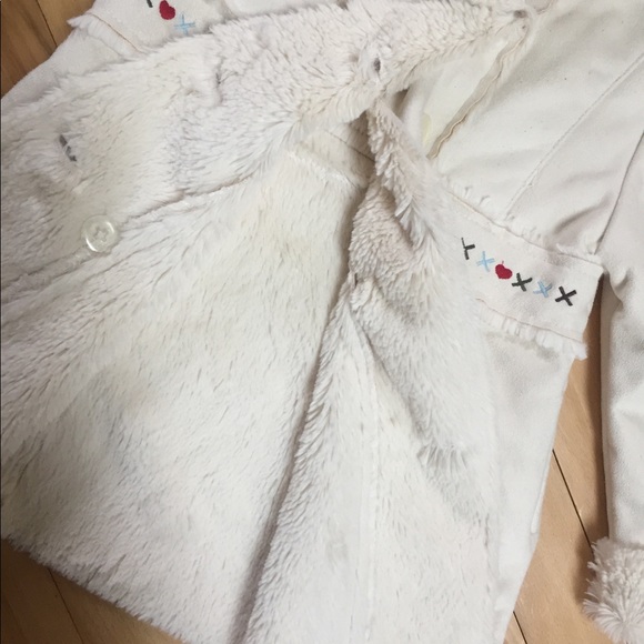 Gymboree Suede Cream Jacket - Picture 6 of 7